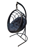 Poltrona suspensa c/ Base de chão e mola