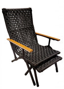 Poltrona Duna c/ Puff Corda Nautica