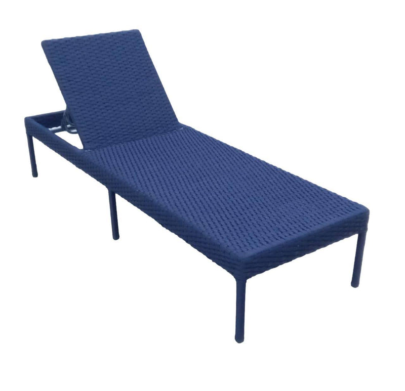 Espreguiçadeira Square Corda Nautica Azul